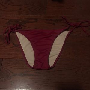 Pacsun maroon bikini bottoms
